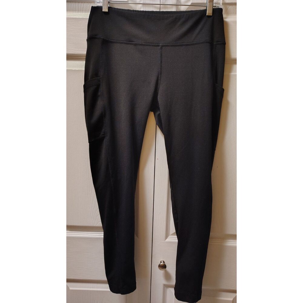 Shiela Rose High Waisted Activewear Tech Leggings with Pockets Size Large